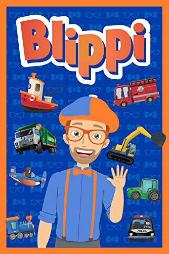 Blippi Fleecedecke, offizielles Youtuber-Design, Bettüberwurf, superweiche Decke, 100 x 150 cm