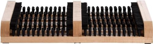Esschert Design Stiefelreiniger aus Holz, schwarz, braun