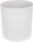 SPARKLE PLANTS Satina Indoor Plant Pots, 5 sizes, 10 colours – White Plant Pot with Drainage Holes and Matching Saucer for All Houseplants – Modern Home Decor Round Flowerpot Stand (17 cm, White)