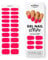 MOYOU LONDON Halbgehärtete UV Gel Strips - 20 Stück - Gel-Nagelfolien UV Härtend für Maniküre in Salonqualität - Pinky Promise