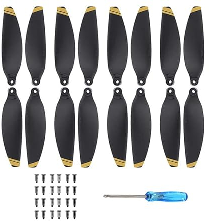 Mavic Mini Propeller, 16 Pcs Mavic Mini Propeller Ersatzklingen, Mavic Mini Zubehör für Drohne, Ersatzpropeller, geringes Gewicht, geräuscharm, stabiles Flugdrohnenzubehör