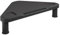 vidaXL Eck Monitorständer Höhenverstellbar Tischaufsatz Bildschirmständer Schreibtischaufsatz Monitorerhöhung Bildschirmerhöhung Schwarz 49x28x10,5cm