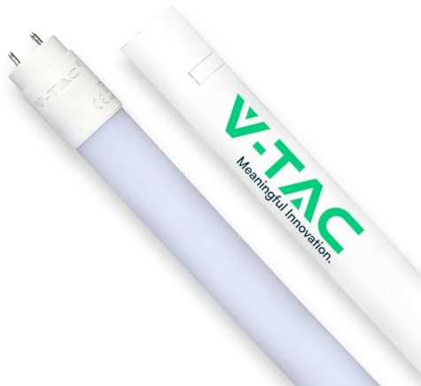 V-TAC T8 LED-Schlauch 20W G13 6500K 150cm VT-1577-N - 216310, Weiß