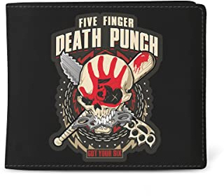 Rocksax Five Finger Death Punch Geldbörse – Got Your Six, Schwarz, Einheitsgröße