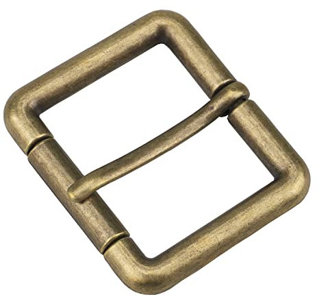 McFanBe Gürtelschnalle 28mm bis 38mm Single Prong Square Gürtelschnallen für Frauen Männer Ersatz Ledergürtel (40mm, Schnalle11)