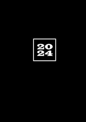 2024: Terminkalender mit Uhrzeit | 1 Tag auf 1 Seite mit Zeiteinteilung | A5 Tagesplaner Business Timer | Kalenderbuch Planer | Zeit Buchkalender ... Reservierungsbuch | Einfach Schwarz