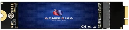 GAMERKING Aggiornamento SSD da 512 GB per Apple MacBook Air A1369 (EMC 2392/2469), A1370 (EMC 2393/2471), unit?SSD di ricambio ad alte prestazioni (Mac OS preinstallato)