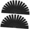 VINTORKY Stylish Black Makeup Brush Sleeve 50 Pcs Brush Mesh Cover for Brush Protector Travel Storage