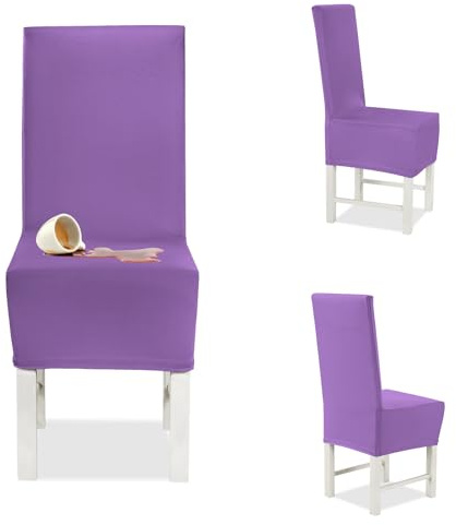 Banzaii 2er Set Quadrat Sitz und Rückenlehnehussen - Lila