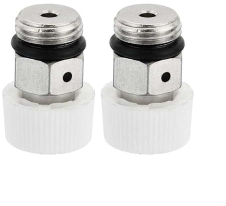 ZAMETTER 2Pcs 1/8,1/4,3/8,1/2,3/4-Inch Manual Radiator AIR Vent Bleed Valve,Radiator Air Venting Valve(3/8)