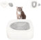 Kit D'EntraîNement Aux Toilettes pour Chat, Entrainez Votre Chat Aux Toilettes, SièGe De Toilette D'EntraîNement pour Chat, Apprenez Aux Chats à Utiliser Les Toilettes Humaines