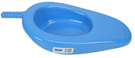 Altenpflege Tragbare Haushalts-Bettpfanne, Große Bettpfanne aus Kunststoff mit Griff Gelähmte Patienten, Schwangere Frauen, ältere Menschen, 61 X 29 X 5 Cm, Körperpflege,