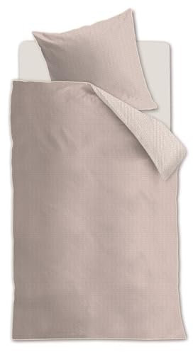Riviera Maison Renforcé-Bettwäsche-Garnitur Bambu Farbe Soft Pink Größe 135x200+80x80