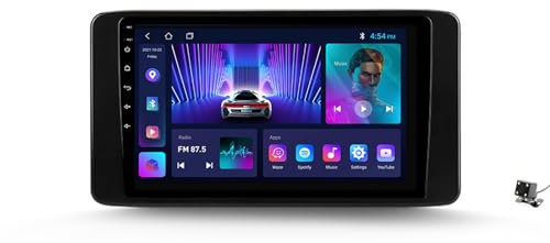 Rádio De Carro para Skoda Rapid 2 2019-2023 Android Autorrádio Bluetooth 10.1 Ecrã Tátil Com GPS WiFi Câmara Traseira Rádio Carro Com Mirror Link FM RDS Rádio Car-Play Android Auto,M150cp