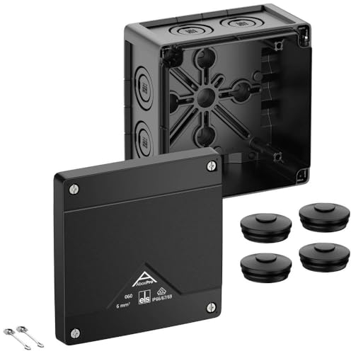 Spelsberg 40600001 Abzweigkasten (L x B x H) 127 x 127 x 75mm Schwarz IP66, IP67, IP69 1St.