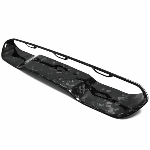 CAKYSE Motorhauben Vent Kompatibel Mit Dodge Für RAM 1500 Für TRX 2019–2022, Kohlefaser-Frontmotorhaube, Auslass, Luftauslass, Motorhaube, Haubenabdeckung, Autozubehör(Forged Carbon Fiber)