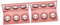 NOLITOY 6pairs Self-adhesive False Eyelashes Natural Look Wispy Lashes Extensions for Easy Application Lightweight Comfortable Wear for Daily Use and Special Occasions