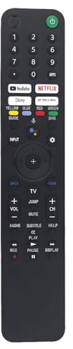 RMF-TX520U Sprach-Ersatz-Fernbedienung für Sony Smart LED TV XR55A80J XR83A90J XR65A90J XR55A90J KD43X85J XR75X90J XR65X90J XR55X90J XR50X90J KD85X91J XR85X95XRJ 75 x 95 cm. J XR65X95J XR77A80J