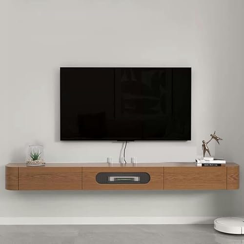 LYJYUJIE Meuble TV Suspendu - Meuble TV Mural, Meuble TV Suspendu de 160 cm, Meuble TV en Bois avec tiroirs, Banc TV, Table TV, Meuble TV, Meuble TV~/
