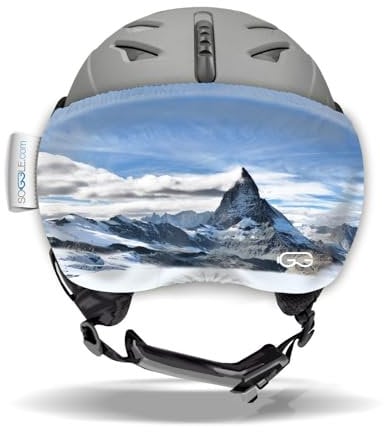SOGGLE Vizor Visor Protection for Visor Helmets (Ski Helmets), Colour: Vizor Matterhorn