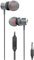 TLLCHYL Auriculares Audífonos in Ear,Jack 3,5mm,Amplia Alambrico Auriculares de oído Abierto Black
