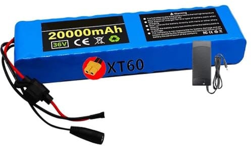 36V E-Bike Battery 36V 20Ah Electric Bike Lithium Battery ebike Battery Motorcycle Scooter for 1000W 800W 550W 350W 200W Electric Bicycles Motor XT60 plug,36V 20Ah