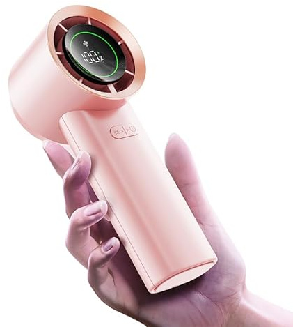 Mini ventilateur de visage pour soins de la peau : chargeur USB portable de petite poche rechargeable à piles pour garder votre maquillage pour voyage plage (rose)