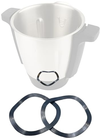 Sintrix Fab Kit de Réparation - Compatible Monsieur Cuisine Edition Plus & Connect - Mixeur Couteaux Fuites ou Vrac - Anneaux Ressort de Remplacement + Outil de Réparation