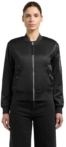 khujo Damen Übergangsjacke kurze Blousonjacke Bomberjacke in seidigem Finish Beth XS-XXL