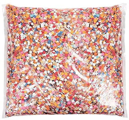 Boland 76151 - Konfetti, 1 Kilo, mehrfarbig, Papier, Streudekoration, Karneval, Geburtstag, Dekoration, Kindergeburtstag, Kindergarten, Gartenparty, Mottoparty