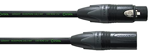 Cordial XLR Microphone Cable XLR Female to XLR Male-Black CRM 5 FM-nero
