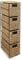 Woodluv 4 Drawer Seagrass Tower Storage Unit- Bedroom/Bathroom/Home/Office 66 x 16 x 24 cm