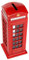 Metall Red British English London Telefonzelle Sparbüchse Spartopf Piggy Bank Box 140x60x60mm