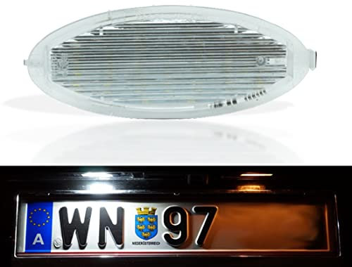 Do!LED P35 LED Kennzeichenbeleuchtung mit ovaler Form mit E-Prüfzeichen => Baujahr und Bauform beachten!!!