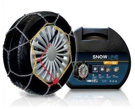 Snow Line SL9-120 - Catene da Neve Auto 9 MM GR. 120 Misura 215/55 R18 - OMOLOGATE TUV