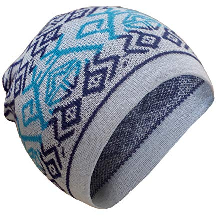 Posh Gear Herren Alpaka Mütze Esempio aus 100% Alpakawolle, hellblau