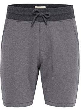 Blend Julio Herren Sweatshorts Kurze Hose Sport- Shorts aus hochwertiger Baumwollmischung Meliert, Größe:M, Farbe:Pewter Mix (70817)