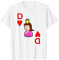 Kartenspiel Karte Herz Dame tshirt Karten Shirts