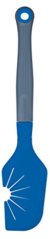 Colourworks 'The Swip' Silicone Spatula and Whisk Cleaner Tool, Blueberry, 29 cm, Blue