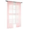 Laneetal Transparente Gardine mit Kräuselband 2 Stücke Fensterschal aus Voile in Rosa 140x245 cm Fenstervorhang für Schlafzimmer Kinderzimmer Küche Vorhang Dekoschal