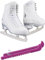 Jackson Ultima Schlittschuhe Finesse JS450 / Medium bis Breit / Erwachsene 8 Bundle mit Guardog Skate Guards