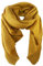 Niklarson Schal XXL Raute senf curry 220x60cm Damen Tuch Plaid T5053