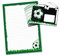 Briefblock mit Umschlag Fussball Fußball für Kinder Briefpapier-Set (Block A4 mit 25 Blätter + 15 Umschläge)