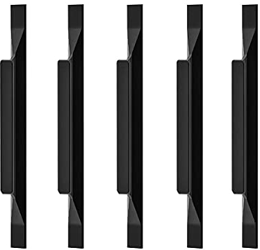 Qrity 10X Tiradores de Aleación de Aluminio Europeos Tiradores de Armario de Cocina Longitud Total 300mm, Distancia del Agujero 192mm