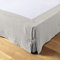 Cache-sommier Gaze de Coton 180 x 200 cm Gaia Gris