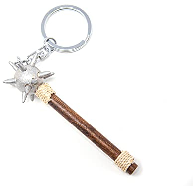 Schlüsselanhänger aus Holz - Morgenstern