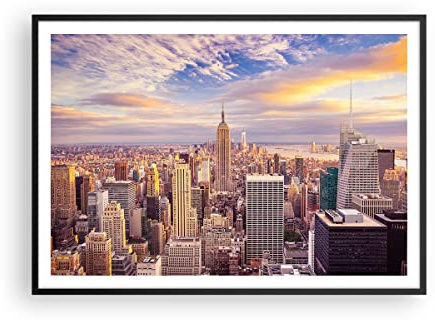 ARTTOR Poster 100x70 cm Wandbild Kunstdruck Architektur Städte - 3638 - P2B
