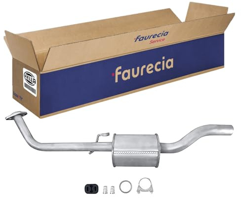 HELLA 8LC 366 024-821 Mittelschalldämpfer - Easy2Fit® Kit - mitte - einteilig - Set mit Anbauteilen - für u.a. LANCIA Y10