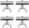 Be In Your Mind 4Stück Markisenschienenstopper 8 Mm für Wohnmobil Boot Camping Zelt Ausrüstung Sonnendach Markisenschiene Edelstahl 25 X 8 Mm