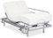 Gerialife - Lattenrost elektrisch verstellbar | Orthopädische matratze 20 cm. Visco Tencel (90x190, Drahtlose Kontrolle + Geländer)
